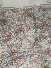 Load image into Gallery viewer, Original WW2 German Army Map of UK - Manchester / Liverpool / North West England
