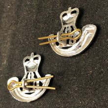 Charger l&#39;image dans la galerie, Original British Collar Badge Pair - Durham Light Infantry - The Militaria Shop
