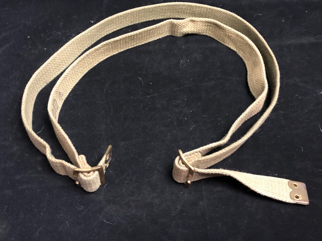 Original WW2 British Army 37 Pattern Equipment/Large Pack Straps Matching Pair