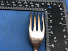 Charger l&#39;image dans la galerie, Original WW2 British Army Officers Mess NAAFI Marked Cutlery Fork
