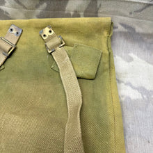 Load image into Gallery viewer, Original WW2 British Army Large Pack &amp; Straps - 37 Pattern Webbing
