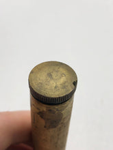 Load image into Gallery viewer, Original WW1 / WW2 British Army SMLE Lee Enfield Rifle Brass Oil Bottle
