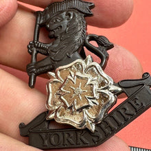 Load image into Gallery viewer, Genuine Yorkshire Regiment Beret Cap Badge - New Old Stock!
