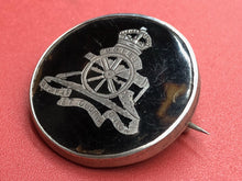 Load image into Gallery viewer, Original WW1 British Army Royal Artillery Hallmarked Silver Sweetheart Brooch
