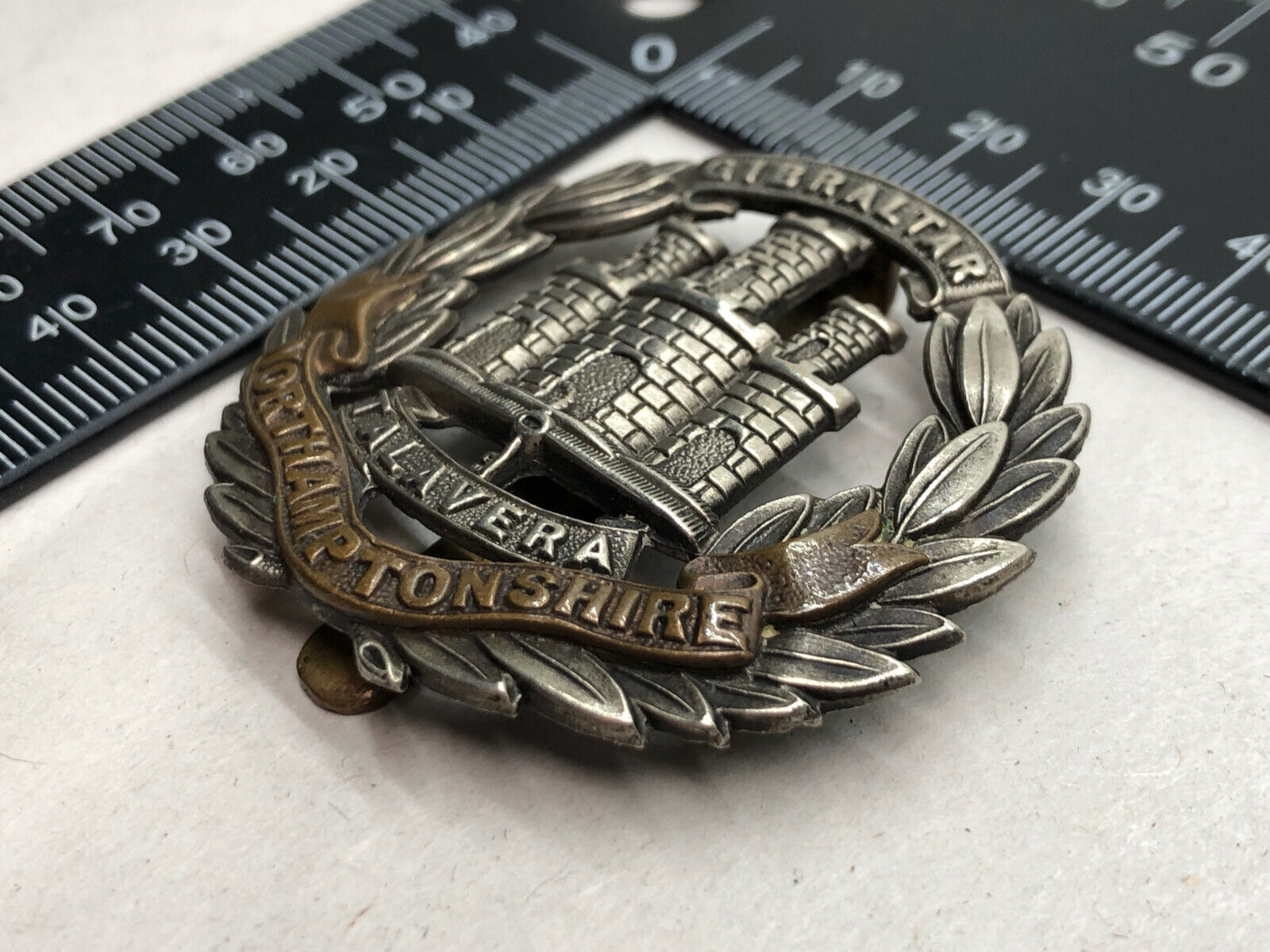 Original WW2 British Army Cap Badge - Northamptonshire Regiment | For ...