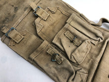 Load image into Gallery viewer, Original WW2 British Army 37 Pattern Bren Spares Bag
