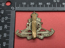 Load image into Gallery viewer, Original WW2 British Army Royal Artillery Beret / Cap Badge
