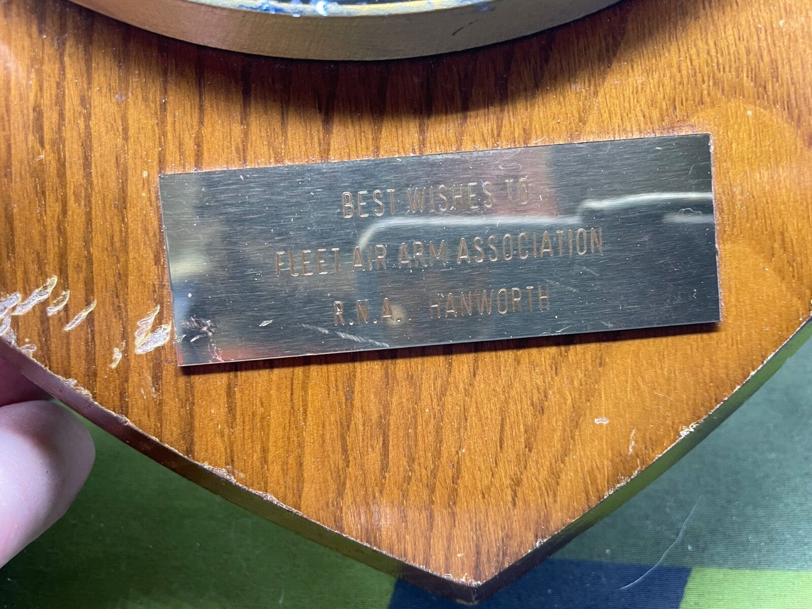 Original Wall Plaque - United States Naval Forces Commander in Chief - The Militaria Shop