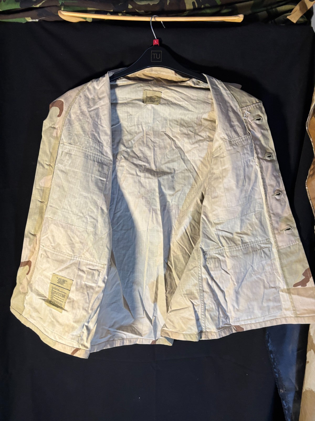 Gulf War US Army DCU Camouflaged Combat Field Coat/Jacket - Small/Short - The Militaria Shop
