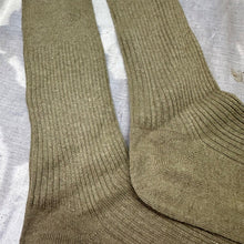 Load image into Gallery viewer, Original British Army WW2 New Old Stock Officers Wool Khaki Socks - Varied Sizes
