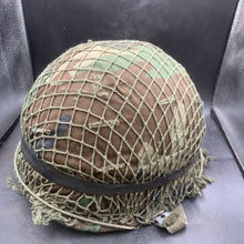 Load image into Gallery viewer, Genuine Dutch Army M53 Euroclone of WW2 US M1 Camouflaged Helmet &amp; Liner Set - The Militaria Shop
