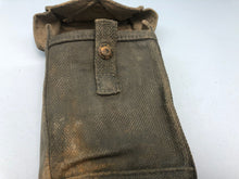 Charger l&#39;image dans la galerie, Original WW2 British RAF 37 Pattern Webbing Bren / Universal Pouch Wartime Dated
