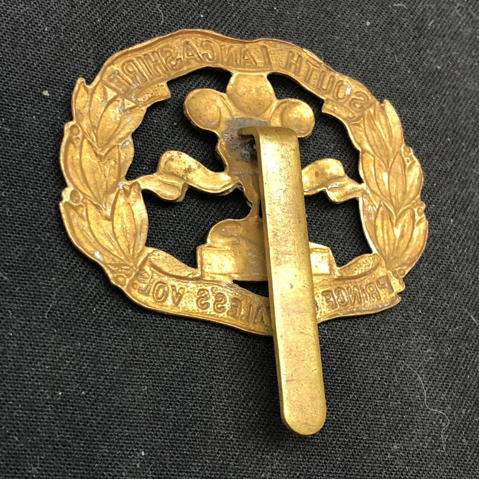 Original WW2 British Army Cap Badge - South Lancashire Regiment - The Militaria Shop