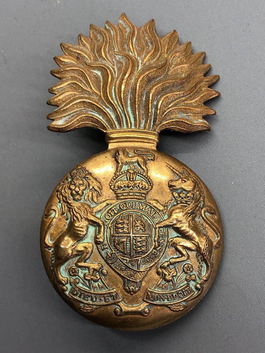 Original WW1 British Army Cap Badge - The Royal Scots Fusiliers