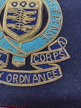 Load image into Gallery viewer, British Army Bullion Embroidered Blazer Badge - Royal Army Ordanance Corps RAOC
