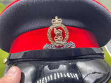 Load image into Gallery viewer, Original British Army Adjutant General Corps Peaked Cap - Size 59cm - The Militaria Shop
