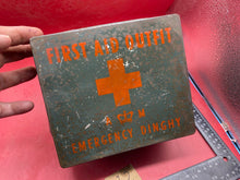 Load image into Gallery viewer, Original British Royal Air Force RAF AM First Aid Outfit Tin - Emergency Dinghy
