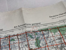 Load image into Gallery viewer, Original WW2 German Army Map of Reims, France
