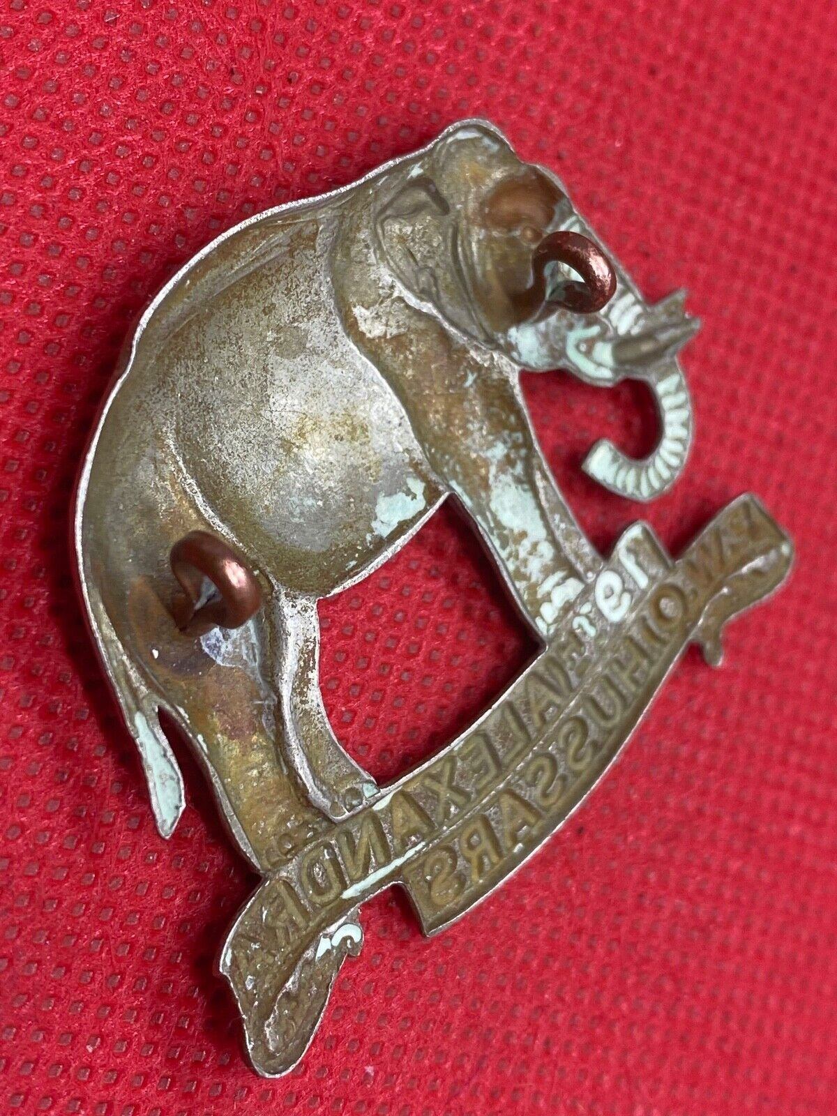 Original British Army 19th Alexandra Prince of Wales's Hussars Cap/Collar Badge - The Militaria Shop