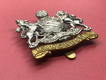 Load image into Gallery viewer, Original WW1 British Army Manchester Regiment Cap Badge
