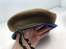 Load image into Gallery viewer, Genuine British Army Khaki Guards Regimental Beret Hat - Size 56cm
