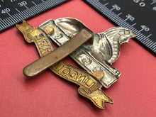 Load image into Gallery viewer, Original WW2 British Army Lincolnshire Regiment Cap Badge
