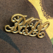 Load image into Gallery viewer, Genuine British Army WW1 Brass Shoulder Title - Royal Army Pay Corps RAPC - The Militaria Shop
