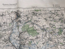 Load image into Gallery viewer, Original WW2 German Army Map of Saint Amand, France
