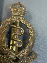 Load image into Gallery viewer, Original WW1 / WW2 British Army RAMC Royal Army Medical Corps Cap Badge
