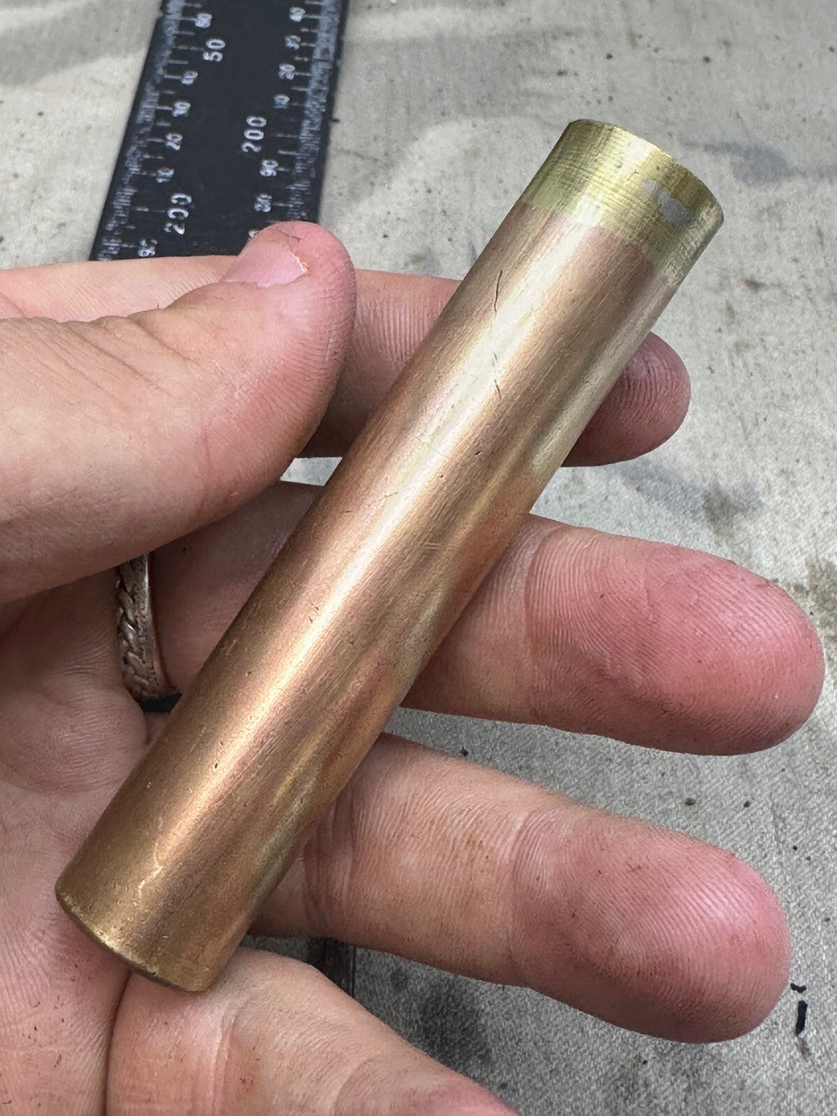 Original WW1 British Army SMLE Enfield Brass Oil Bottle - EFD - The Militaria Shop