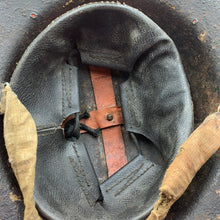 Load image into Gallery viewer, Original WW2 Mk2 British Army Brodie Combat Helmet &amp; Liner Set
