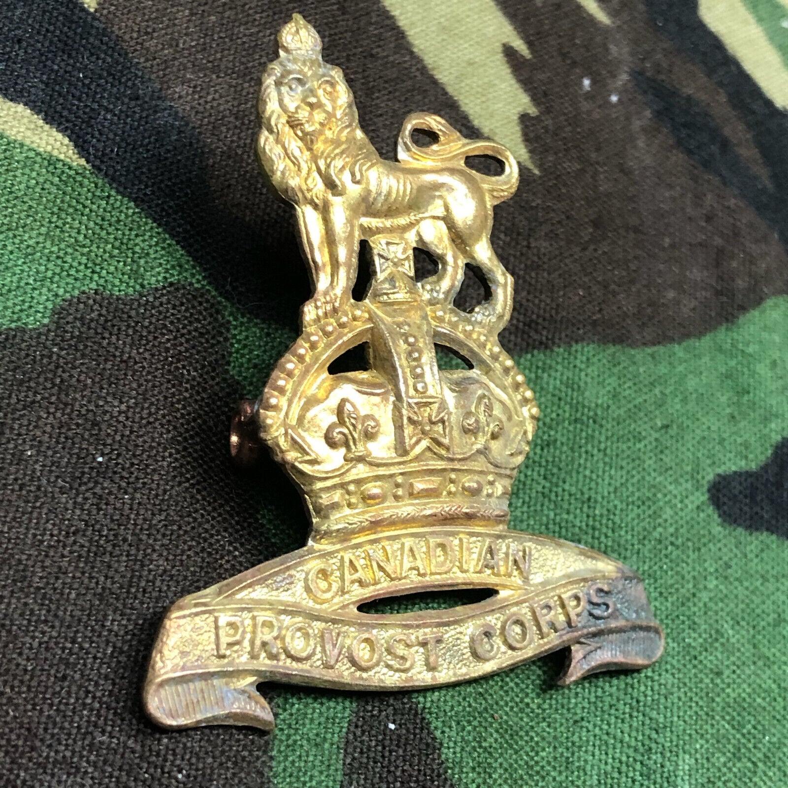 Original Canadian Army Provost Corps Cap Badge - The Militaria Shop