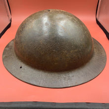 Load image into Gallery viewer, Original British Army WW2 Soldiers Military Combat Helmet - Rolled Edged
