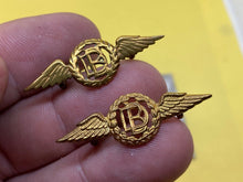 Load image into Gallery viewer, Original WW2 British Royal Air Force RAF Dental Branch Collar Badges
