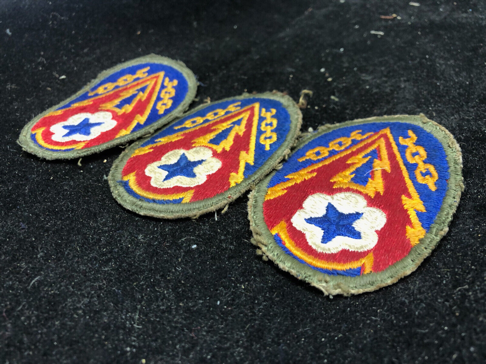 Original WW2 US Army Advanced Communications Zone ETO Cloth Badge Patch - The Militaria Shop