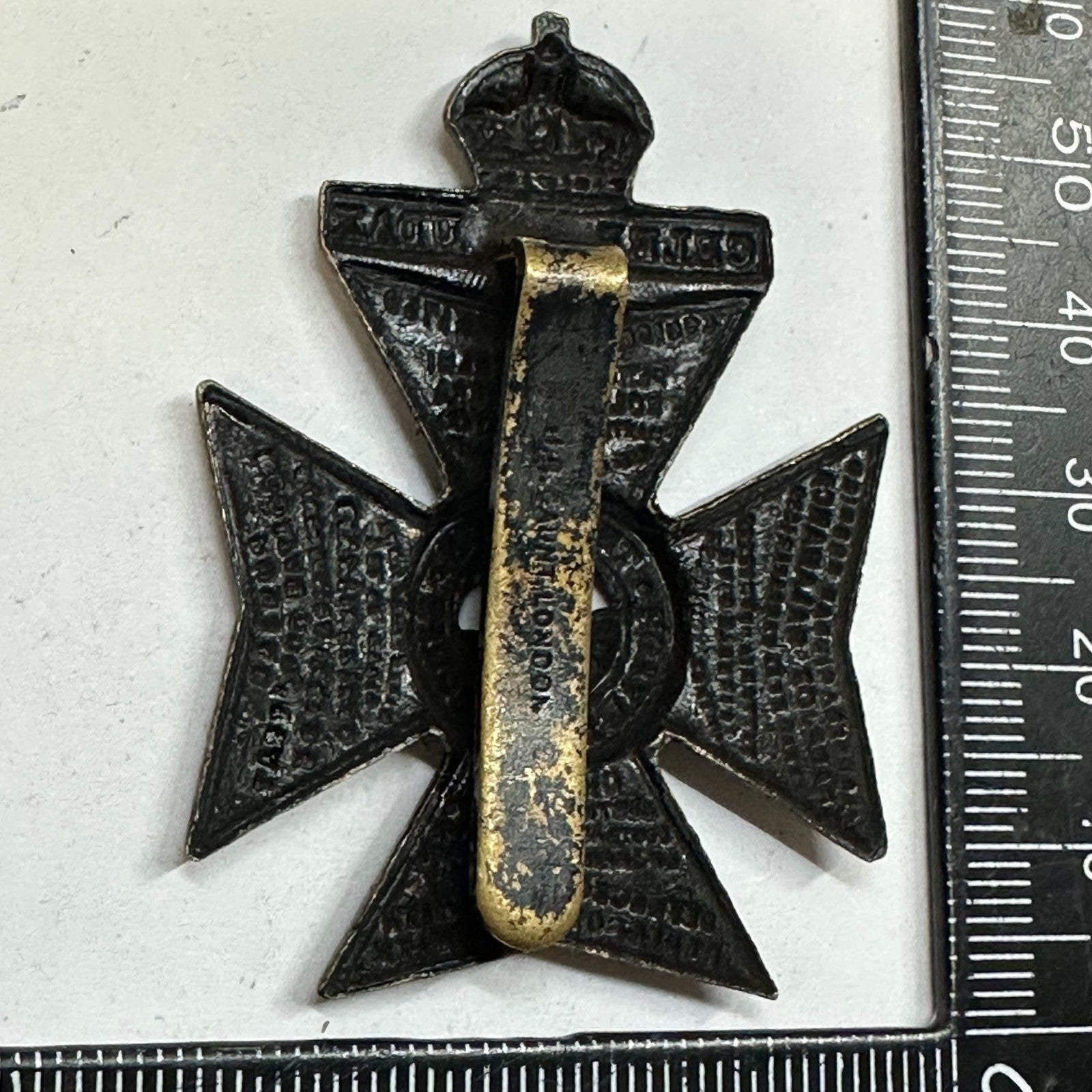 King's Royal Rifle Corps - Original WW1 British Army Cap Badge