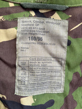 Load image into Gallery viewer, British Army DPM Camouflaged jacket Smock Windproof -Size 160/96 - The Militaria Shop
