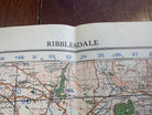 Original WW2 British Army GSGS OS Map of England & Wales - Ribblesdale - The Militaria Shop
