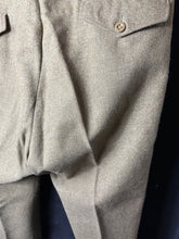 Load image into Gallery viewer, Genuine British Army Officers Purchased Battledress Serge Trousers - 42&quot; Waist - The Militaria Shop
