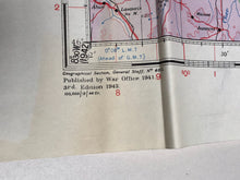 Lade das Bild in den Galerie-Viewer, Original WW2 British Army / RAF Map - Dijon France
