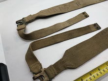 Load image into Gallery viewer, Original WW2 British Army 37 Pattern Canvass L Straps Set
