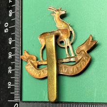 Load image into Gallery viewer, Original WW2 British Army Cap Badge - Royal Warwickshire Regiment
