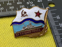 Load image into Gallery viewer, 1980&#39;s/90&#39;s Era Soviet Naval Mariner&#39;s Award / Badge in Excellent Condition
