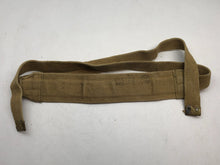 Load image into Gallery viewer, Original Canadian Army WW2 37 Pattern Webbing Shoulder Strap 1943 Dated
