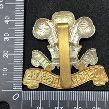 Load image into Gallery viewer, Original WW2 British Army Cap Badge - 10th Royal Hussars - The Militaria Shop
