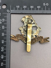 Load image into Gallery viewer, Original WW1 British Army Cap Badge - Duke of Wellington&#39;s The West Riding Regim
