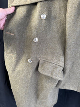 Load image into Gallery viewer, Genuine British Army Dismounted Greatcoat Size 11 - 41&quot; Chest - WW2 Reenactment
