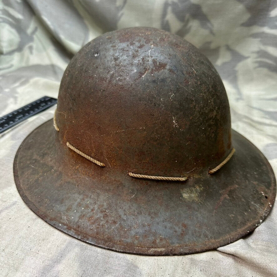Original WW2 British Civillian Home Front Zuckerman Helmet 1941 Dated