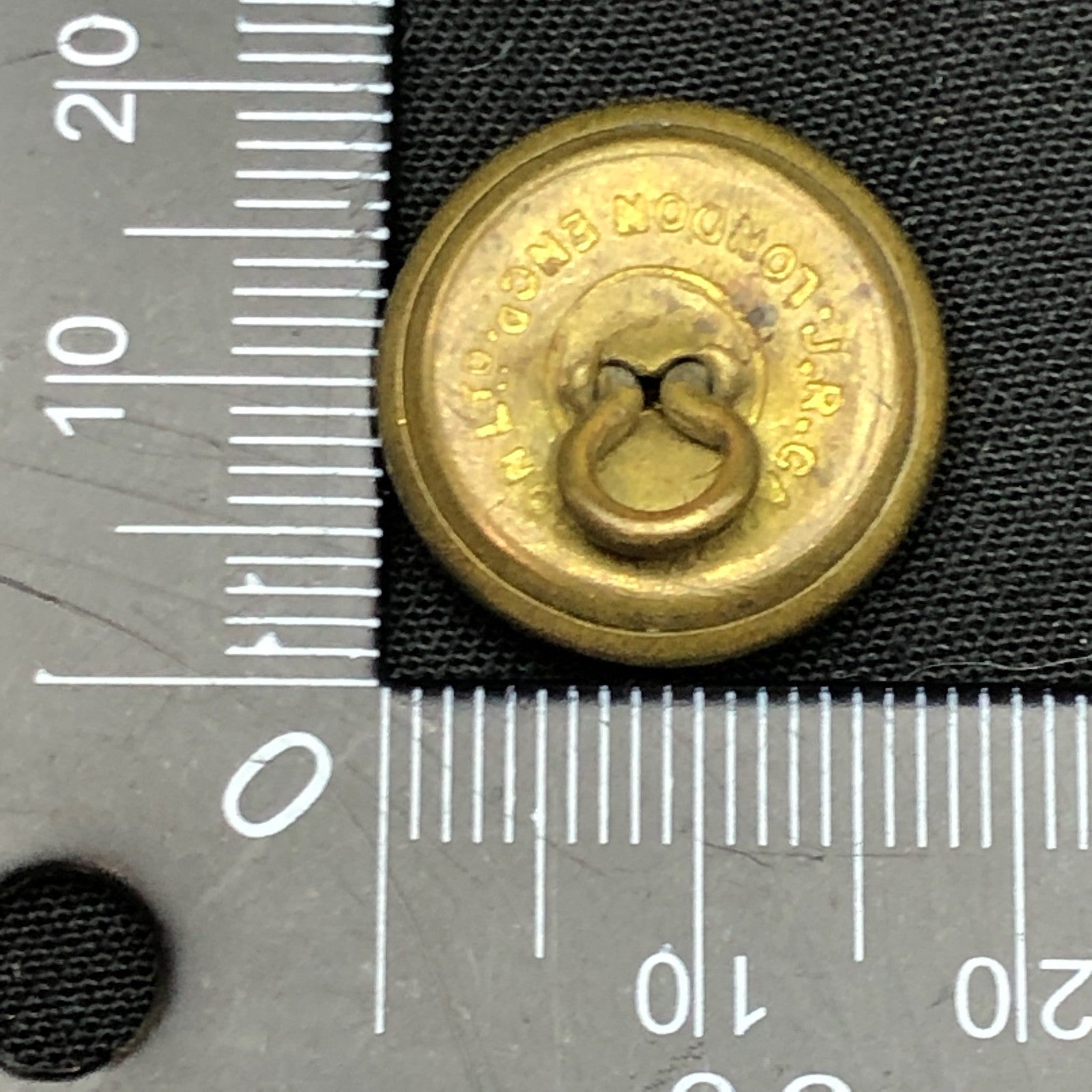 Original WW1 British Army Royal Irish Fusiliers Regiment Button - The Militaria Shop
