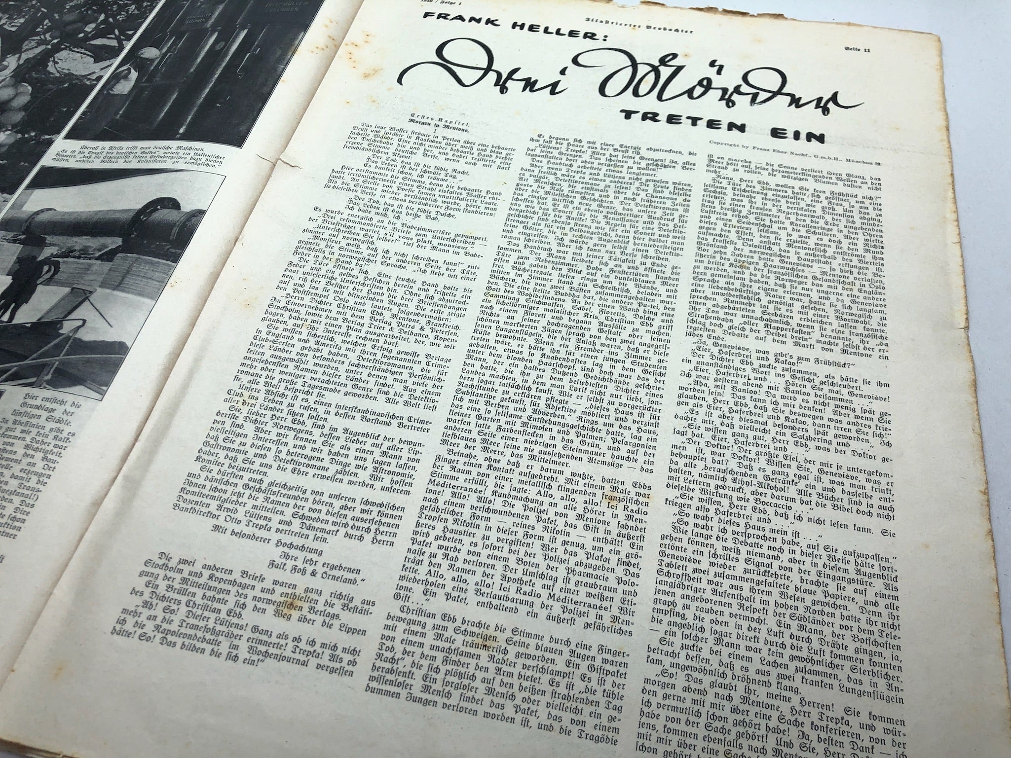 JB Juustrierter Beobachter NSDAP Magazine Original WW2 German - 4th January 1940 - The Militaria Shop
